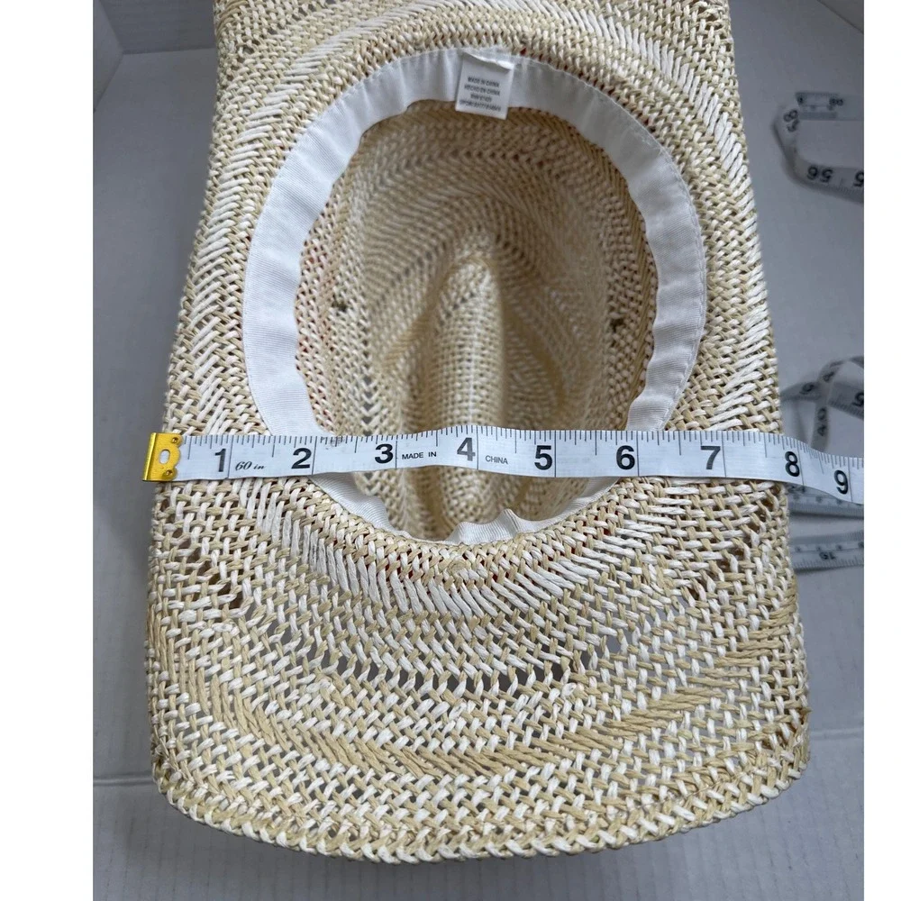 Faded Glory‎ NWT Women's Straw Western Cowboy/Cowgirl  Hat Very Nice Y2K